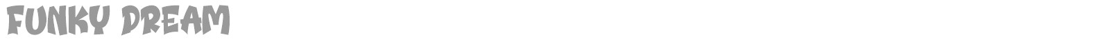 Funky Dream font preview